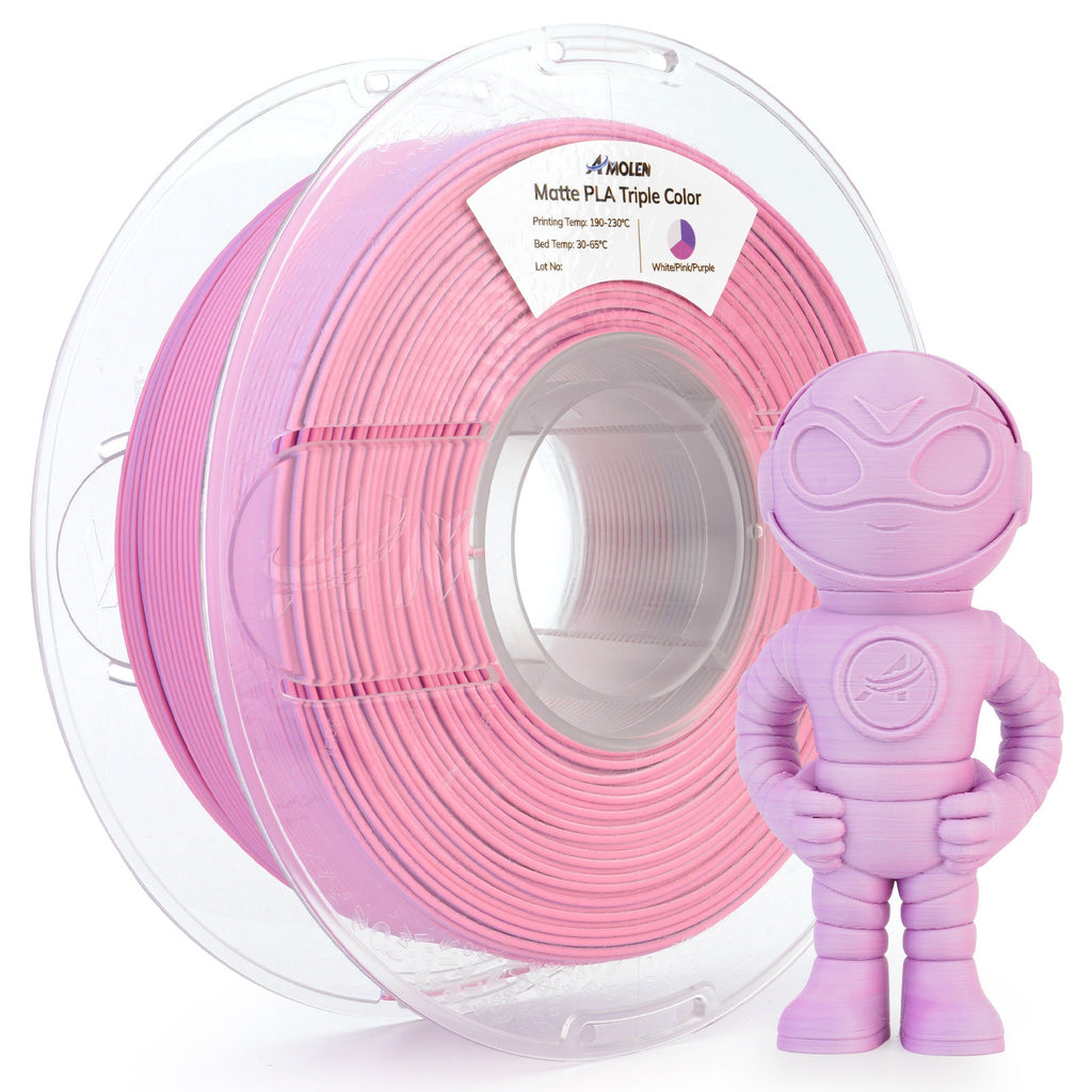 PLA Matte Dual Filament 1.75mm, 1KG/2.2LB