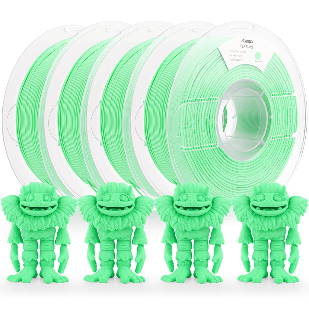 PLA Matte Basic 1.75mm Bundle, 4KG