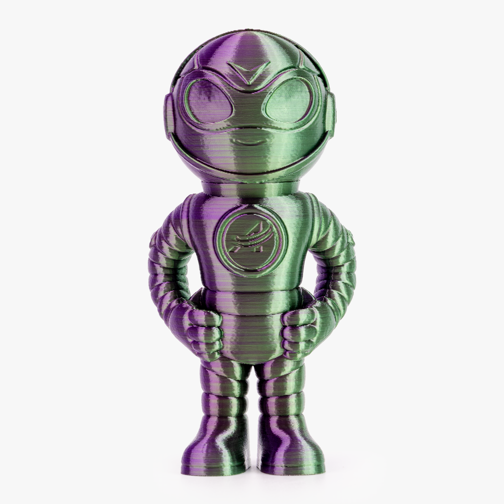 PLA Silk Dual Color Filament 1.75mm, 1KG/2.2LB