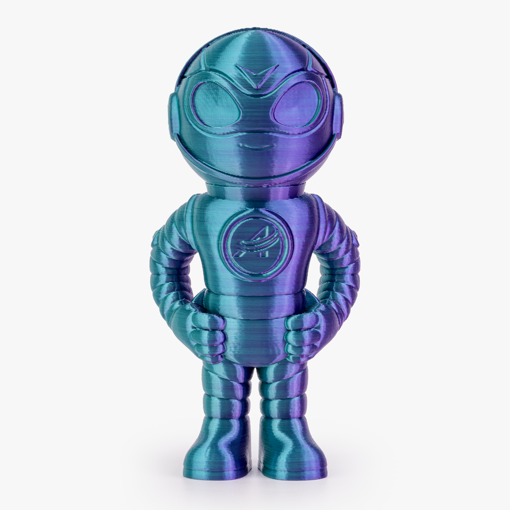 PLA Silk Dual Color Filament 1.75mm, 1KG/2.2LB