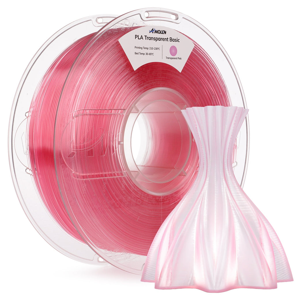 PLA Crystal-Transparent 1.75mm, 1KG/2.2LB