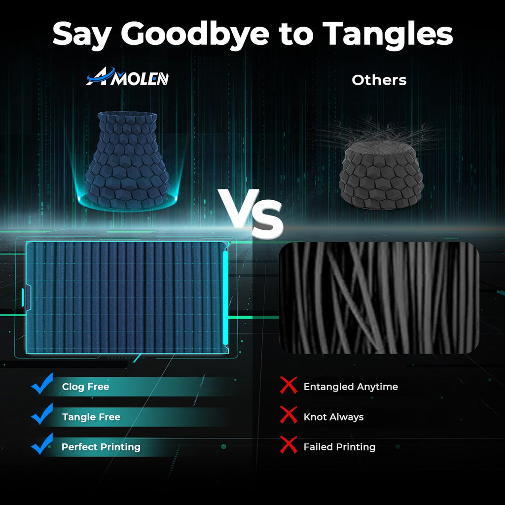 PLA Carbon Fiber 1.75mm, 1KG/2.2LB