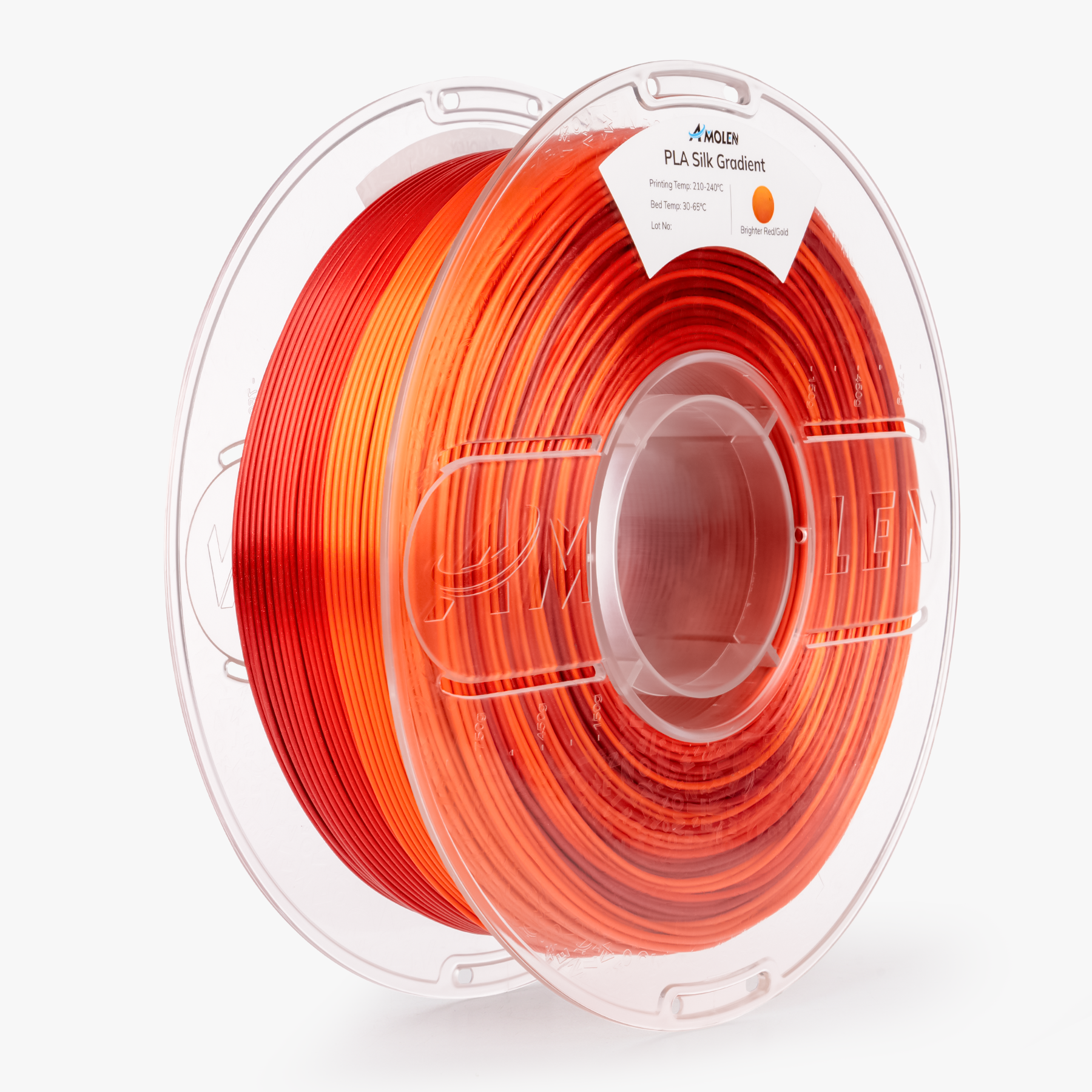 PLA Silk Shiny Gradient 1.75mm, 1KG/2.2LB