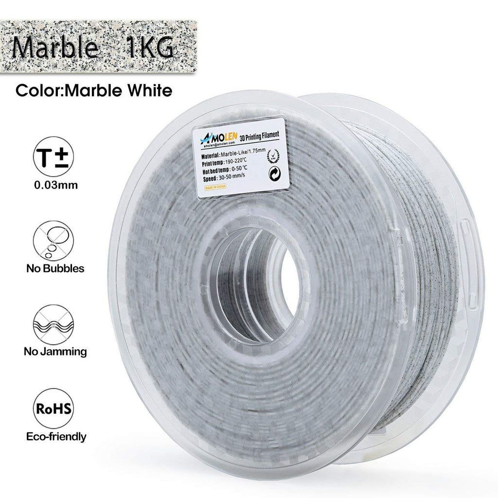 PLA Marble 1.75mm, 1KG/2.2LB