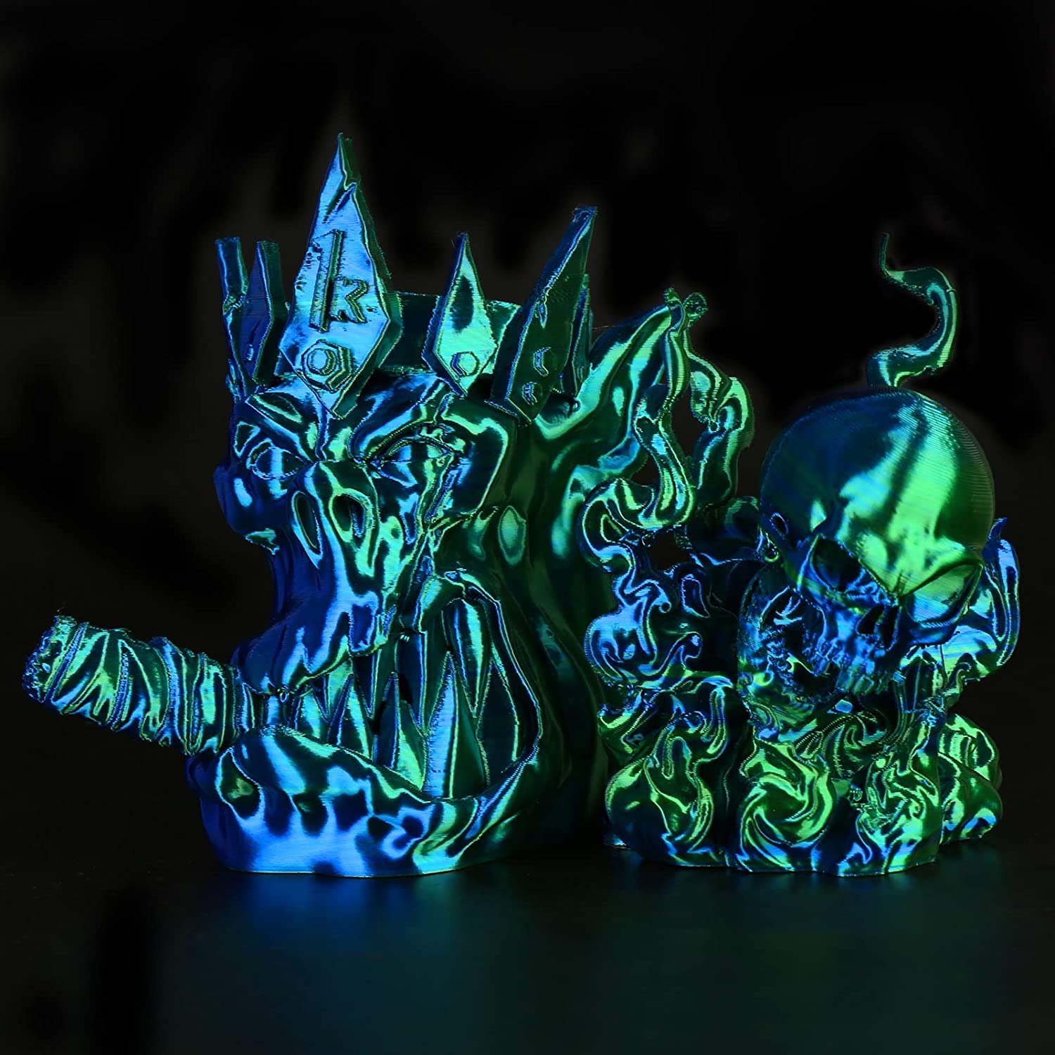 PLA Silk Dual Color Filament 1.75mm, 1KG/2.2LB