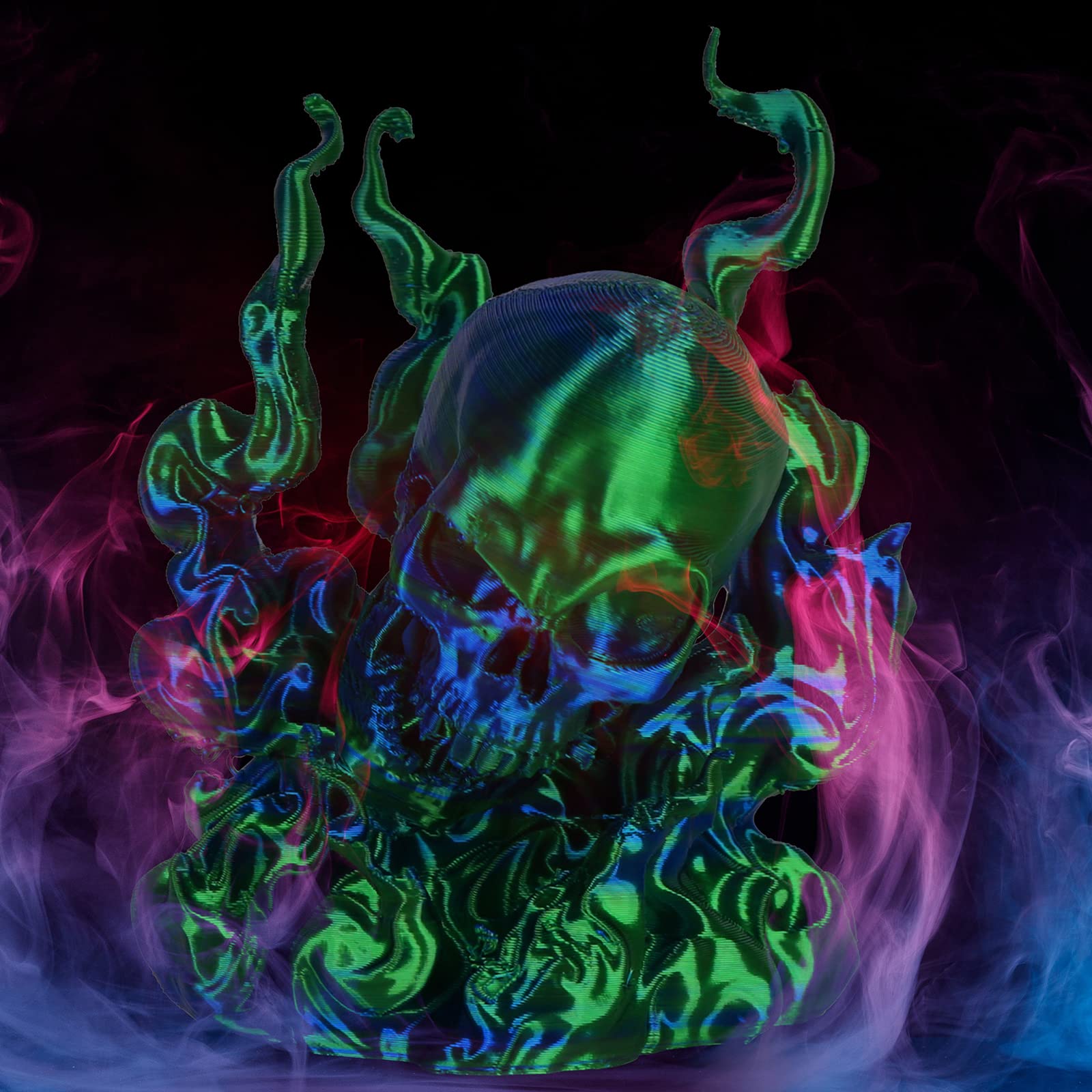 PLA Silk Dual Color Filament 1.75mm, 1KG/2.2LB