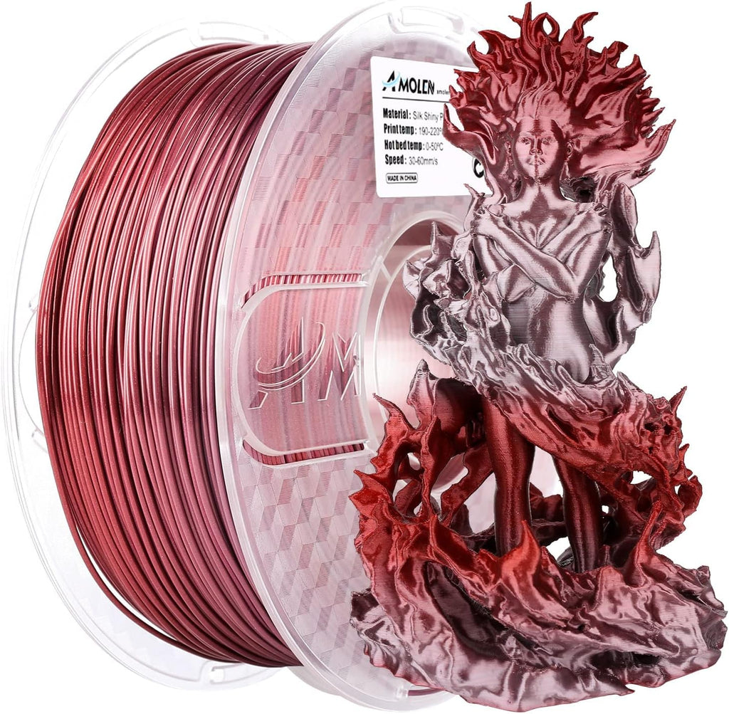 PLA Silk Shiny Gradient 1.75mm, 1KG/2.2LB