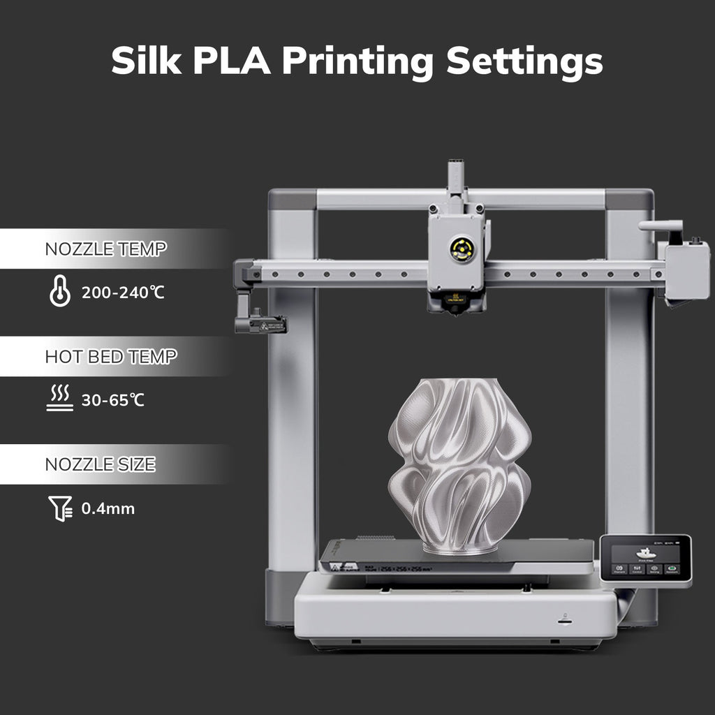 PLA Silk Basic 1.75mm, 1KG/2.2LB
