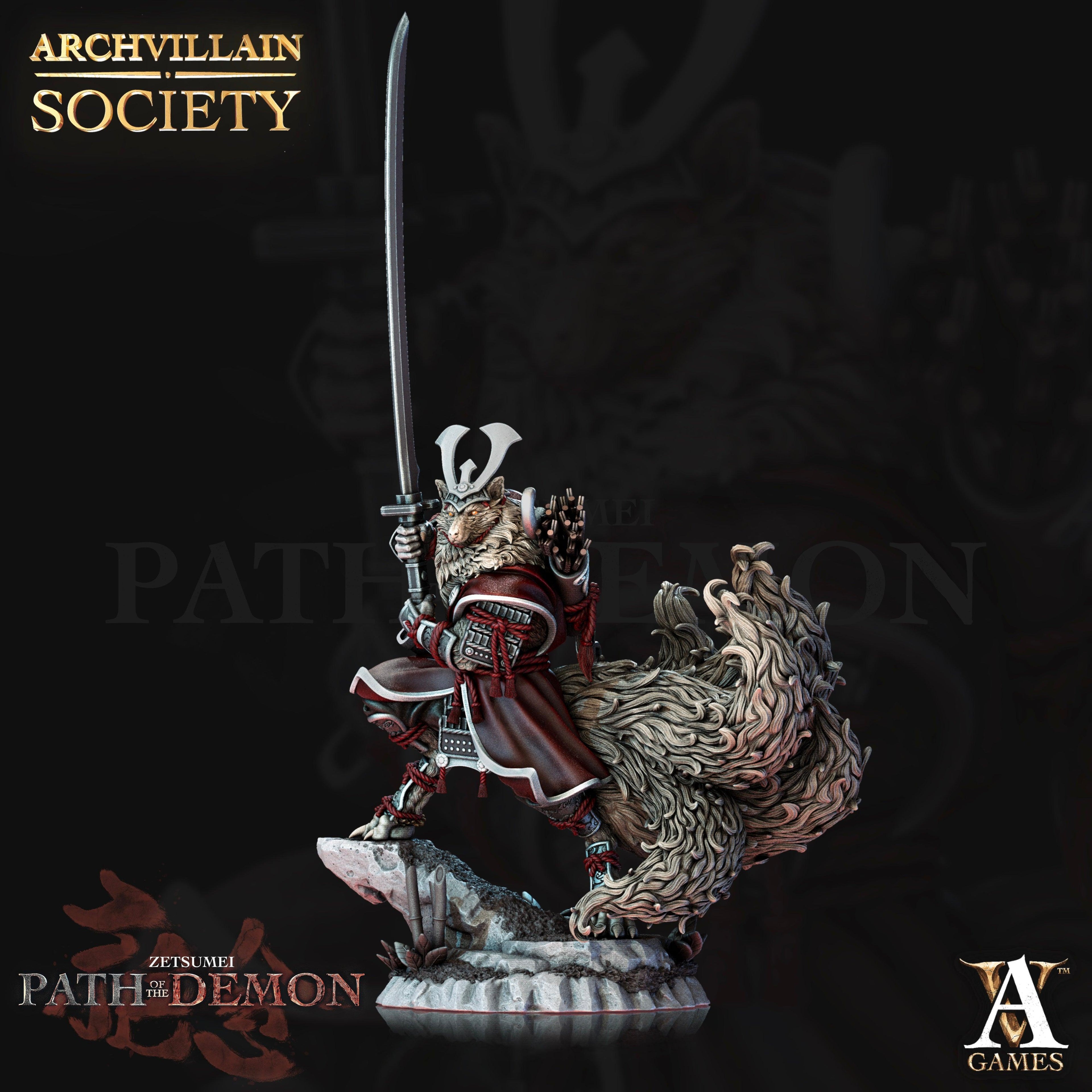 3D Printed Archvillain Games Akane Society Vol. XXI  28 32mm D&D