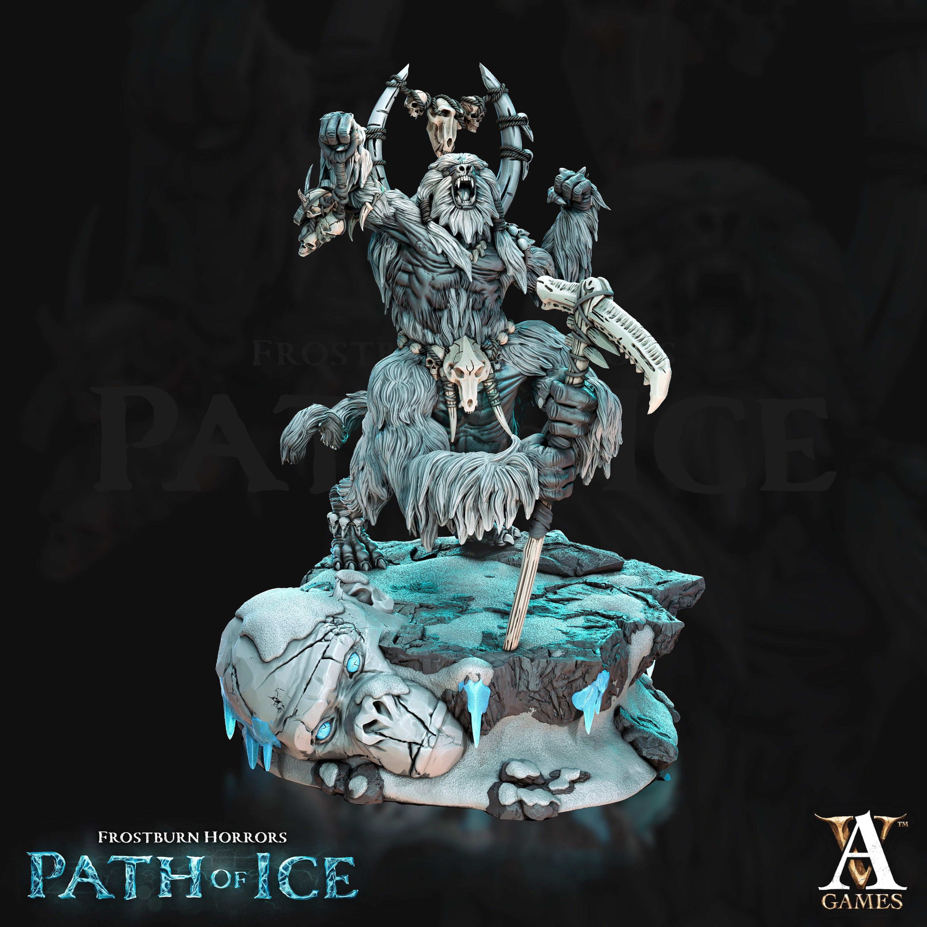 3D Printed Archvillain Games Apalumi Frostburn Horrors - Path of Ice 28 32mm D&D