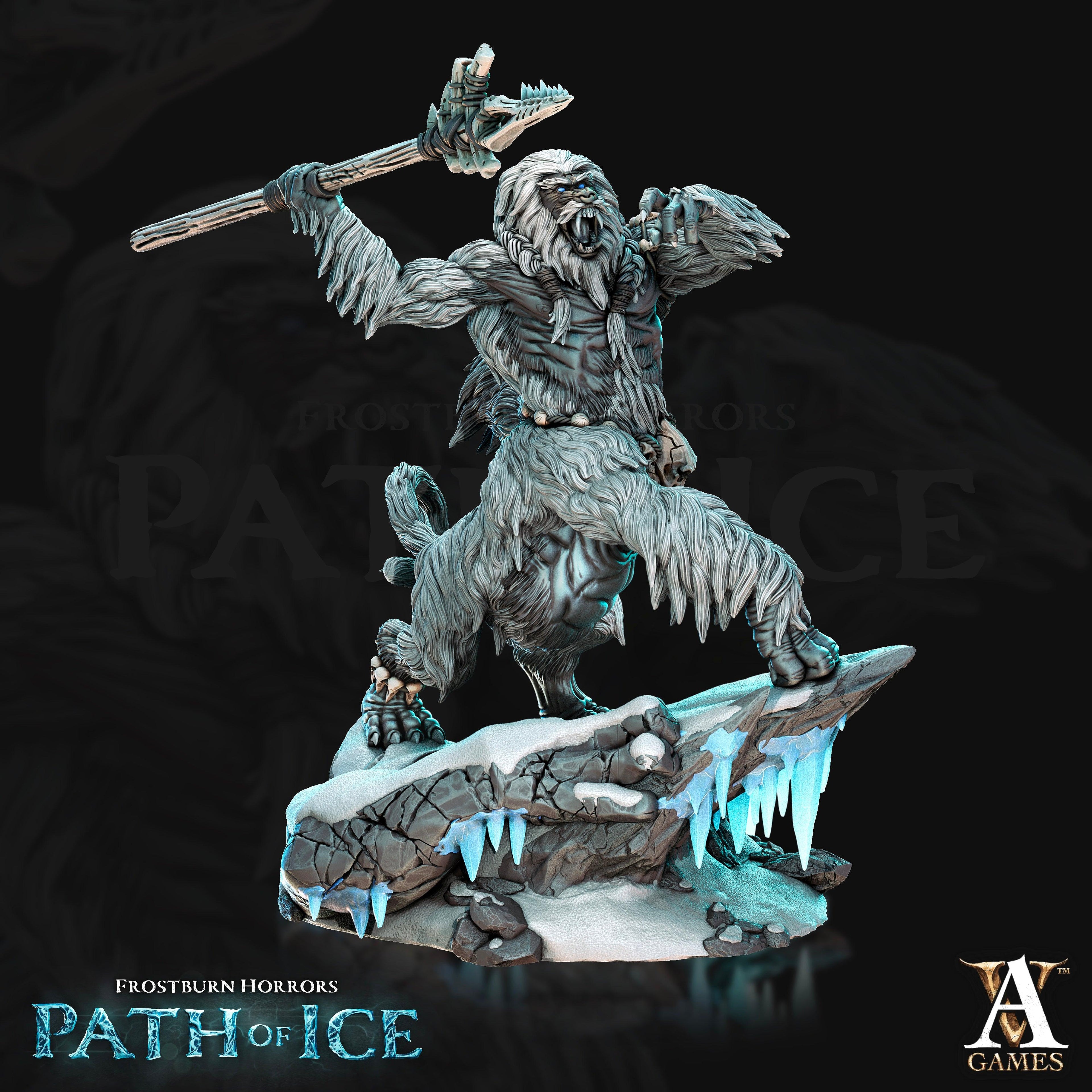 3D Printed Archvillain Games Apalumi Frostburn Horrors - Path of Ice 28 32mm D&D
