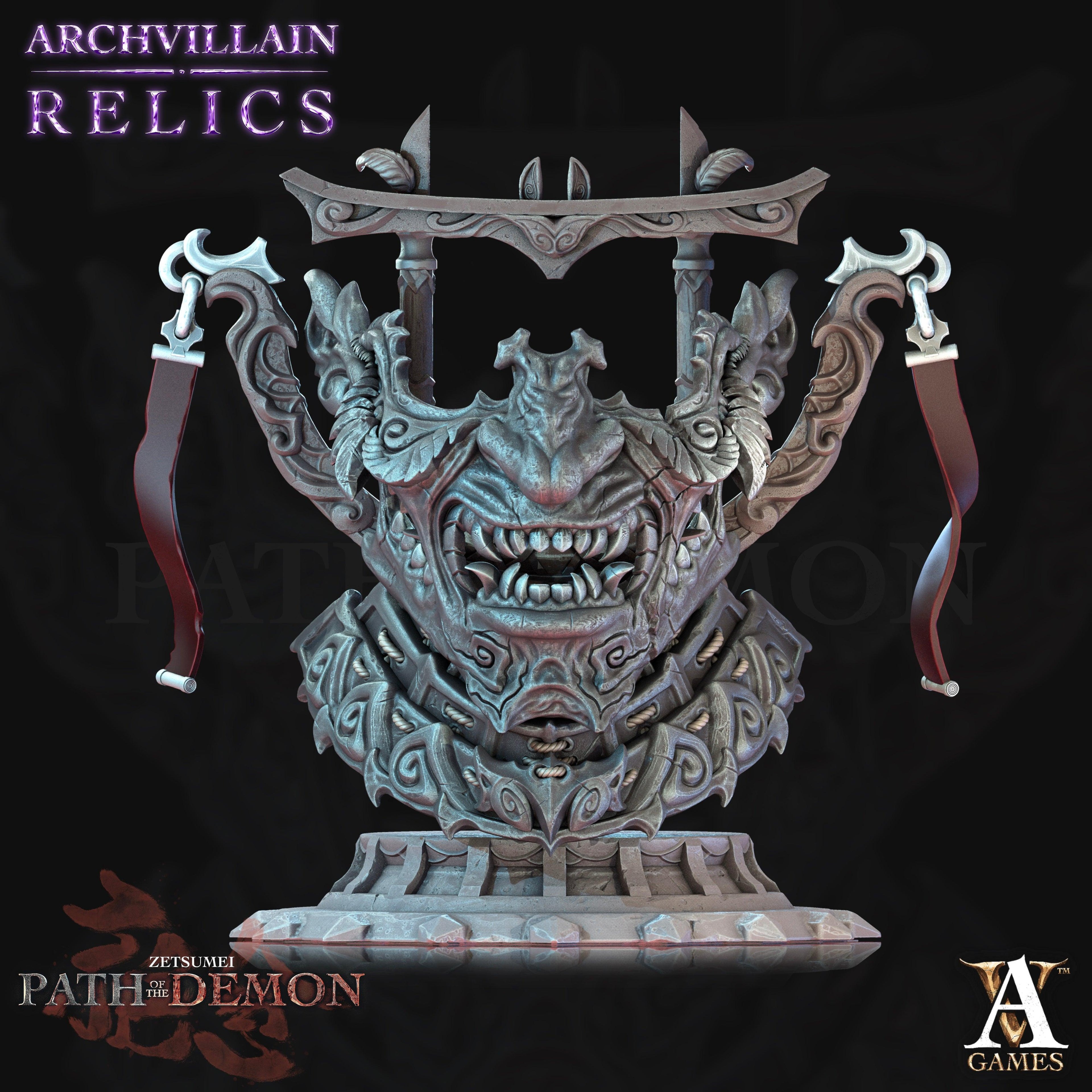 3D Printed Archvillain Games Archvillain Relics - Oni no Mao