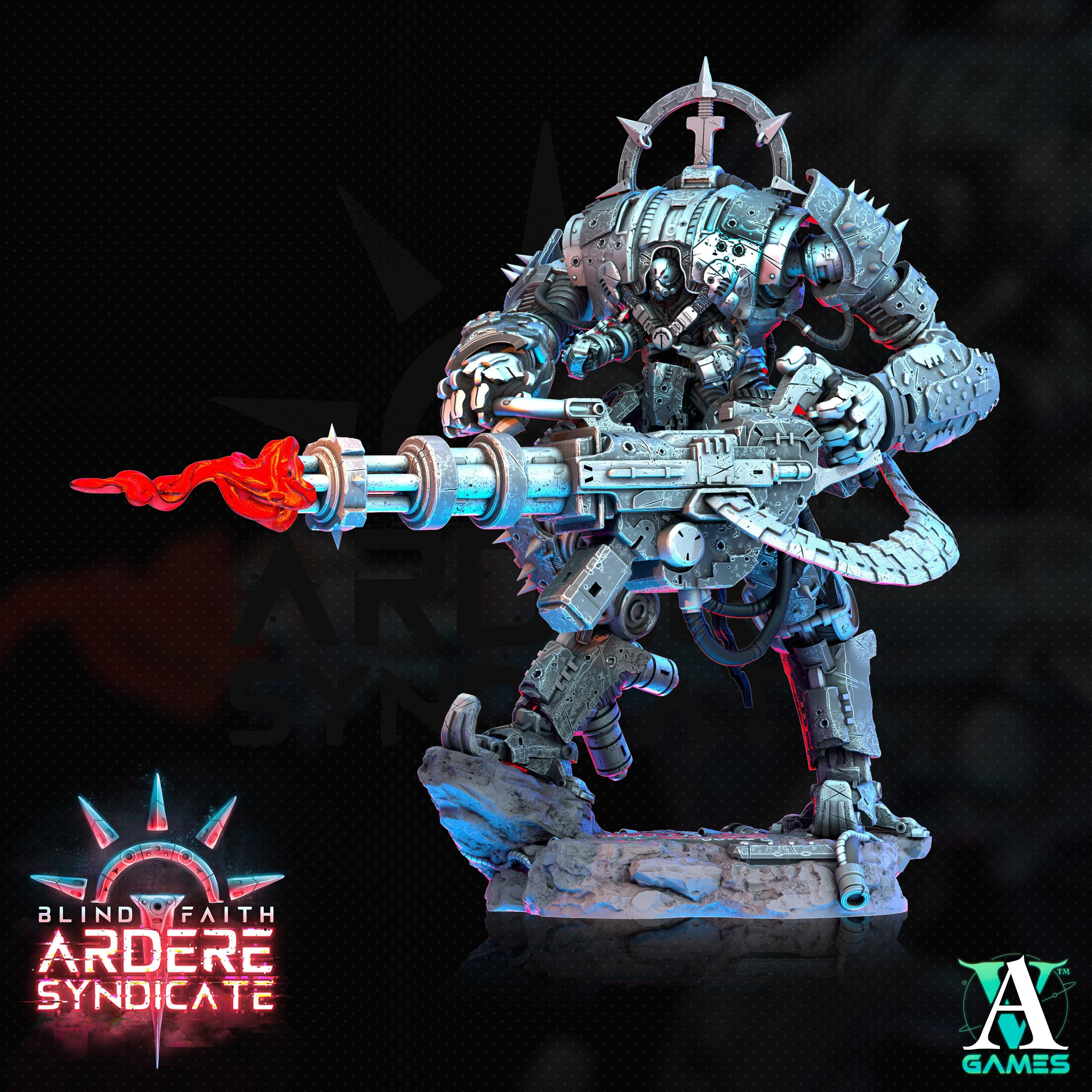 3D Printed Archvillain Games Arderite Sentinels VFX Set Blind Faith - Ardere Syndicate 28 32mm D&D