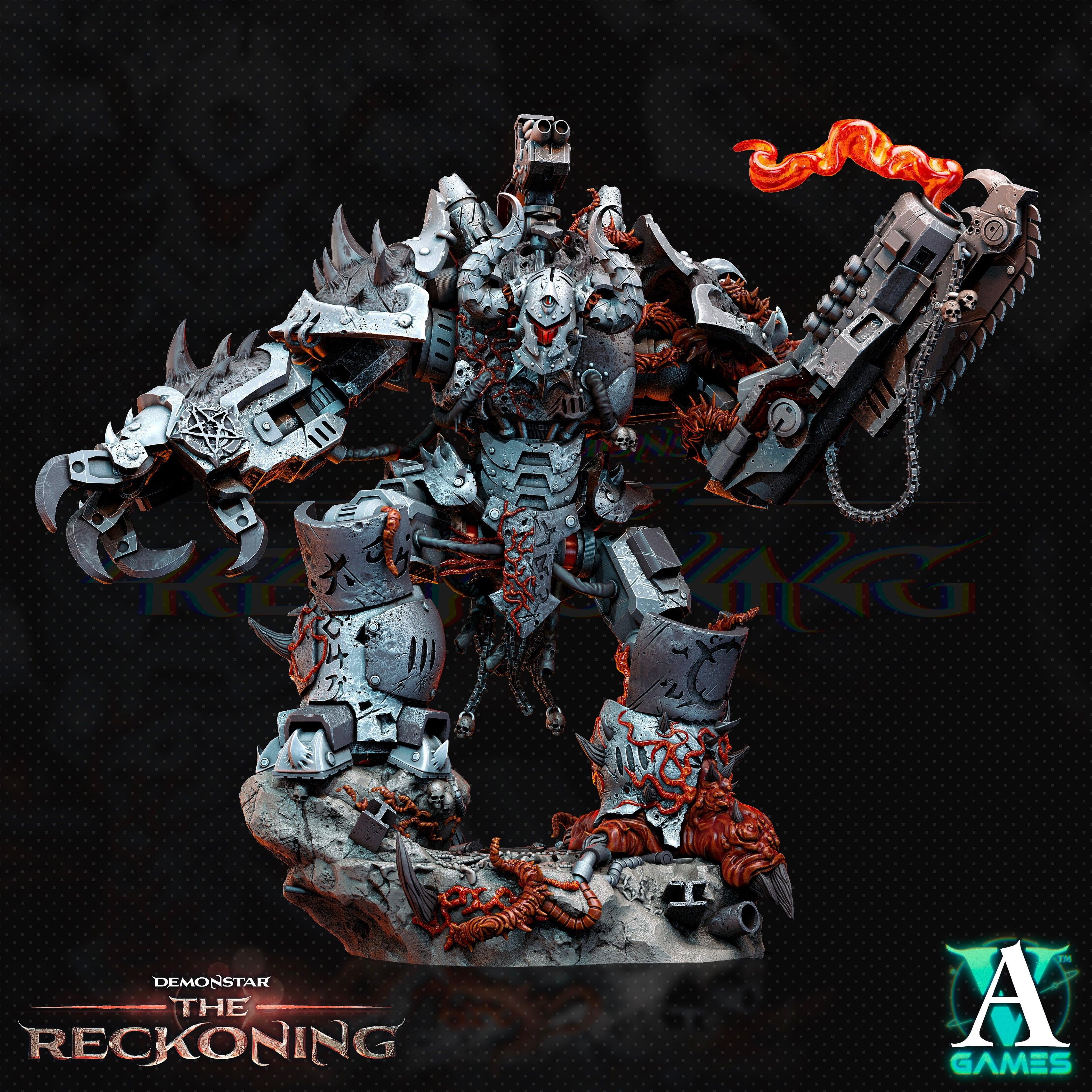 3D Printed Archvillain Games Armari Chaosbred Devastators Demonstar - The Reckoning 28 32mm D&D