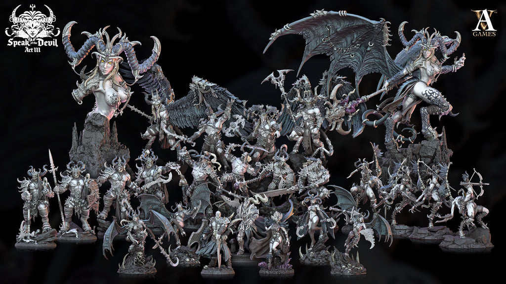 3D Printed Archvillain Games Anedos - The Lost Grace Speak of the Devil Vol. III 28 32mm