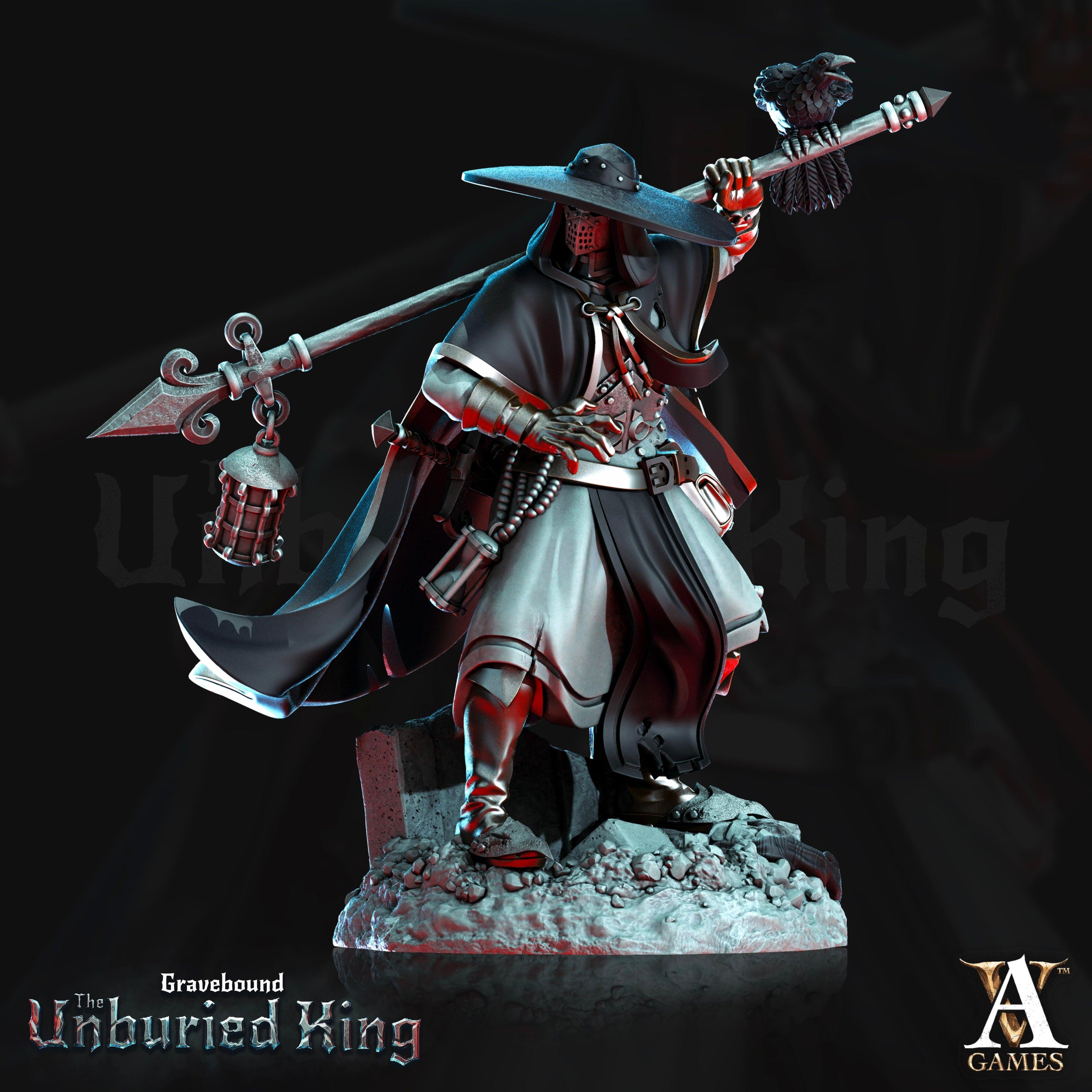 3D Printed Archvillain Games Morituri - Gravebound The Unburied King 28 32mm D&D