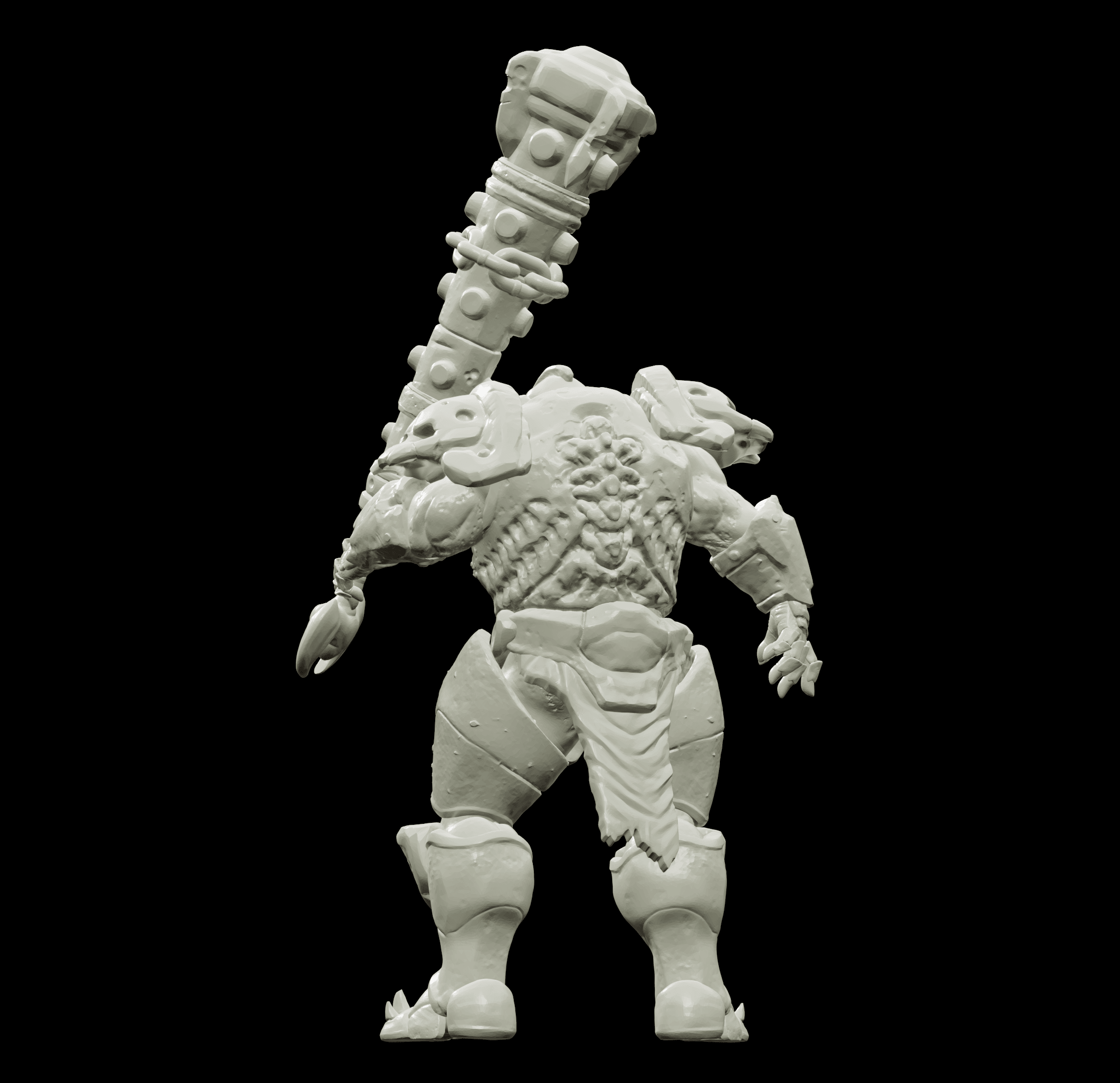 3D Printed Bestiary Vol. 4 Nafarrate - Juggernaut 32mm Ragnarok D&D