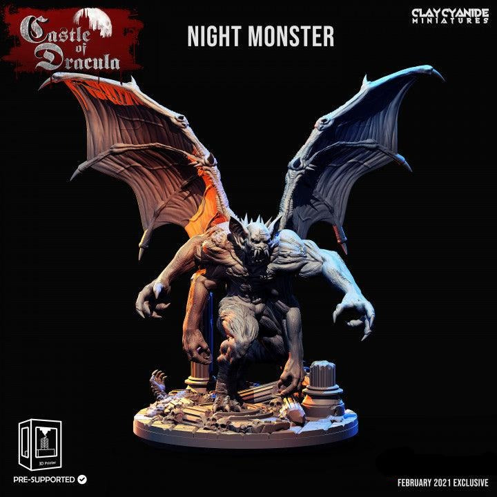 3D Printed Clay Cyanide Castle of Dracula - Night Monsters Set 28mm 32mm D&D