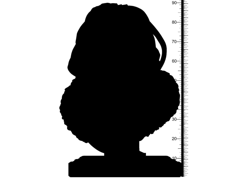 3D Printed Clay Cyanide Fantasy Kingdom - Forest Princess Bust 28mm 32mm D&D