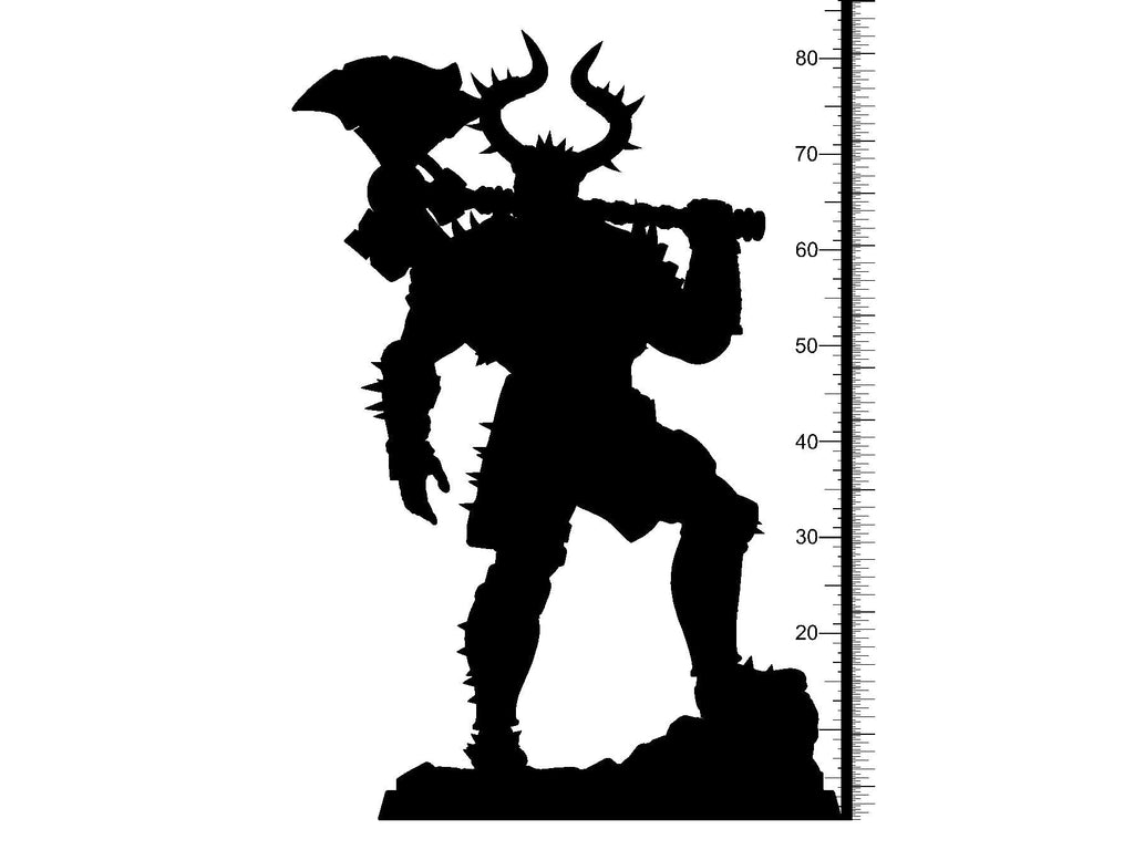 3D Printed Clay Cyanide Mystery Babylon - Marduk 28mm 32mm D&D