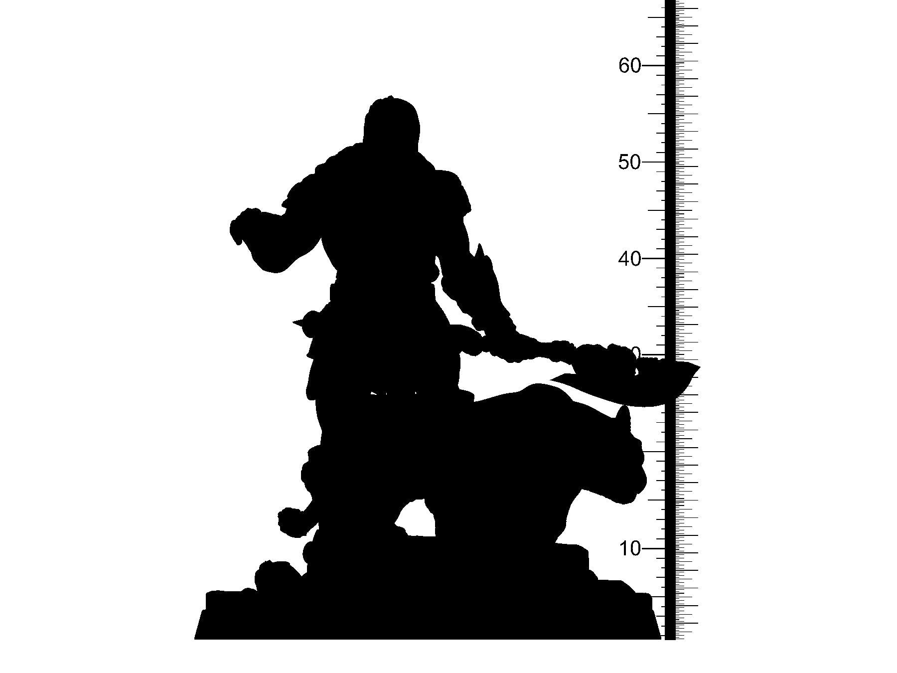 3D Printed Clay Cyanide Mystery Babylon - Nimrod 28mm 32mm D&D