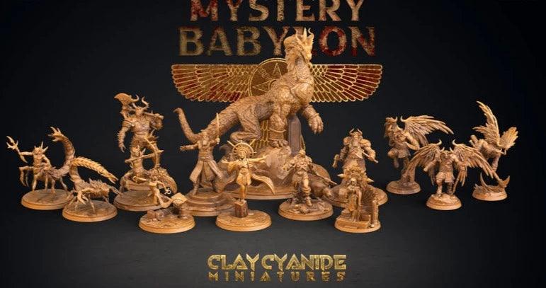 3D Printed Clay Cyanide Mystery Babylon - Nimrod 28mm 32mm D&D