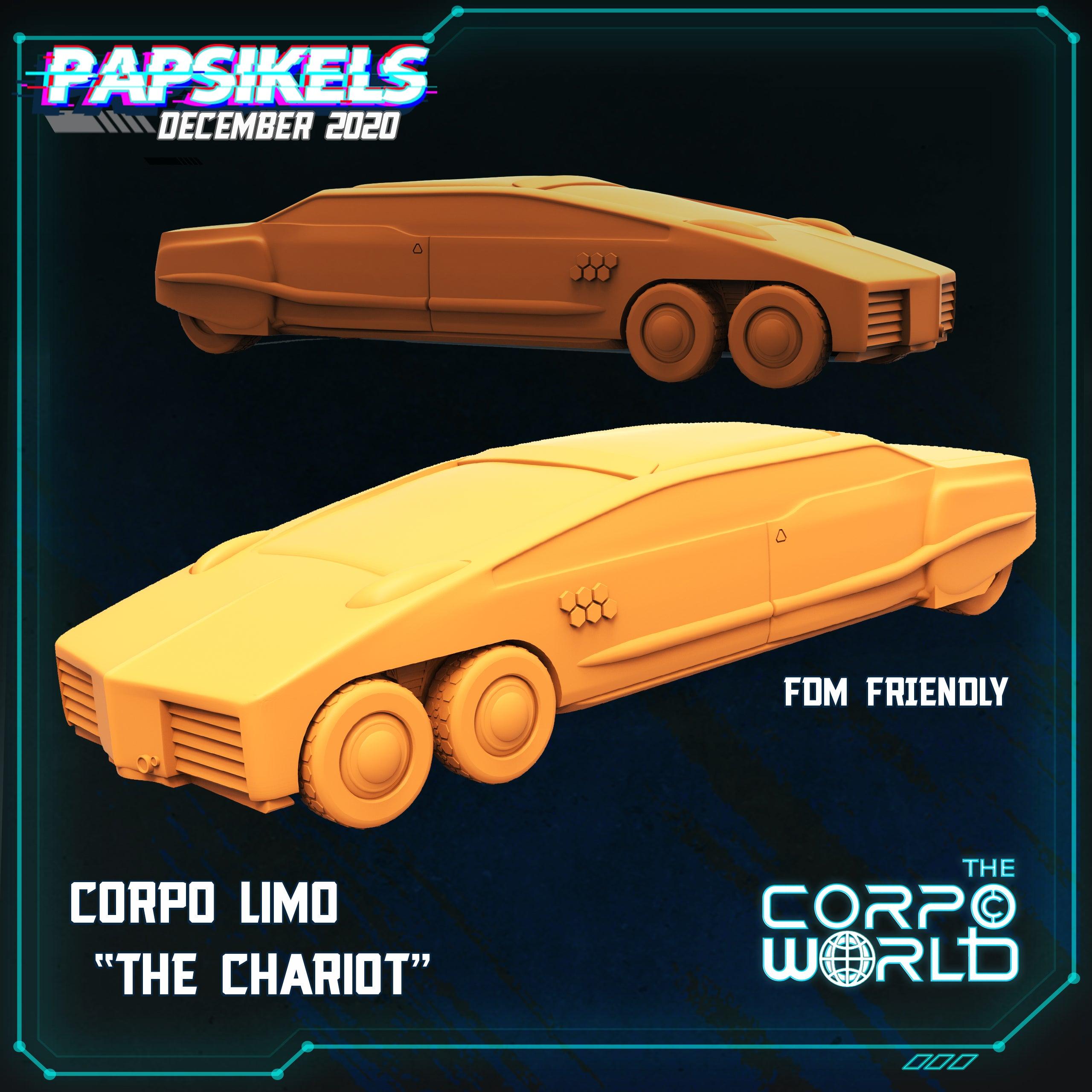 3D Printed Papsikels Corpo Limo Chariot 28mm 32mm