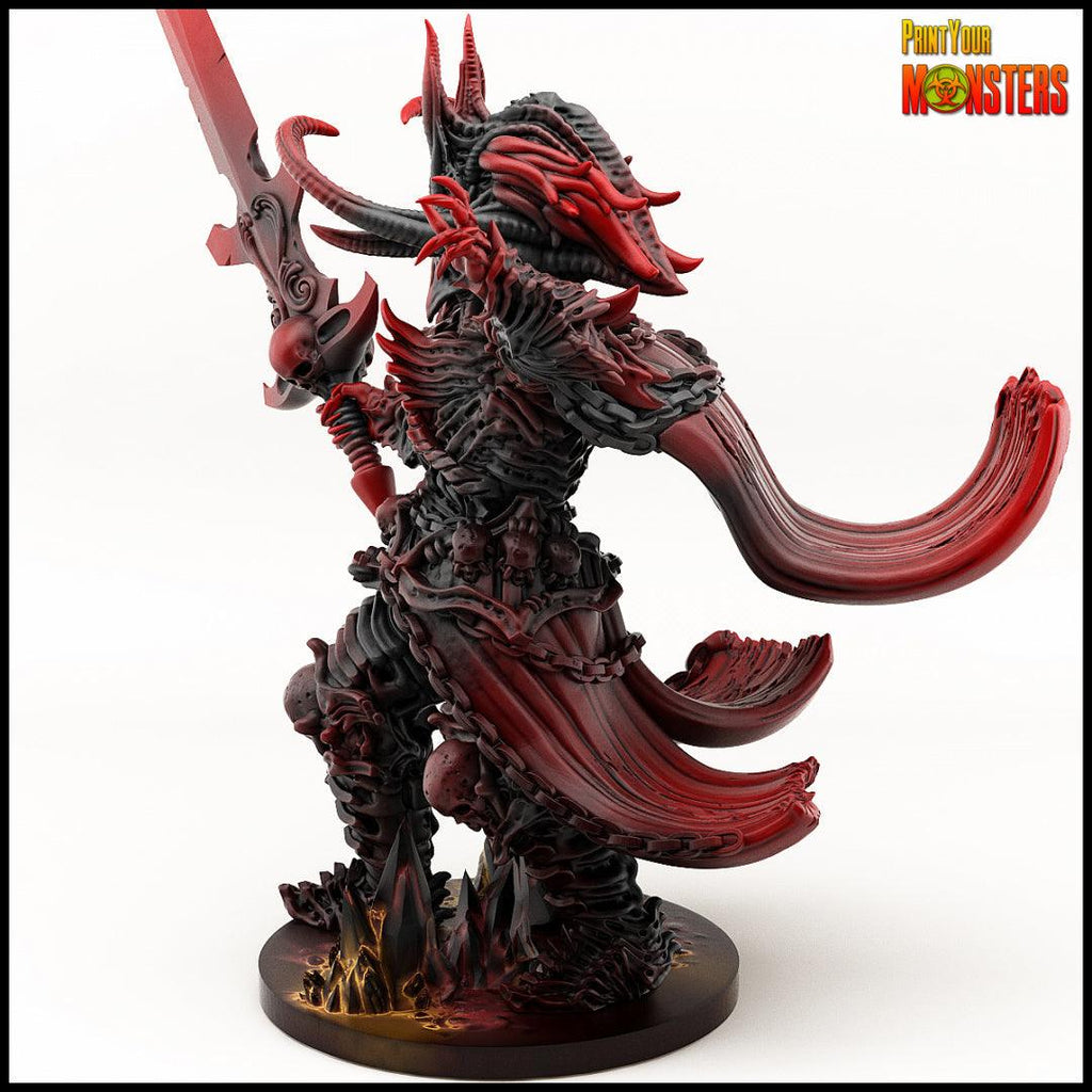 3D Printed Print your Monster Death Knight 28 32mm D&D