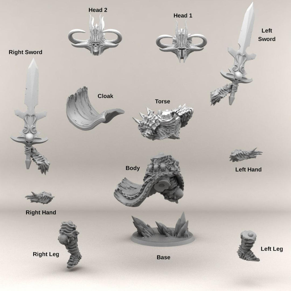 3D Printed Print your Monster Death Knight 28 32mm D&D