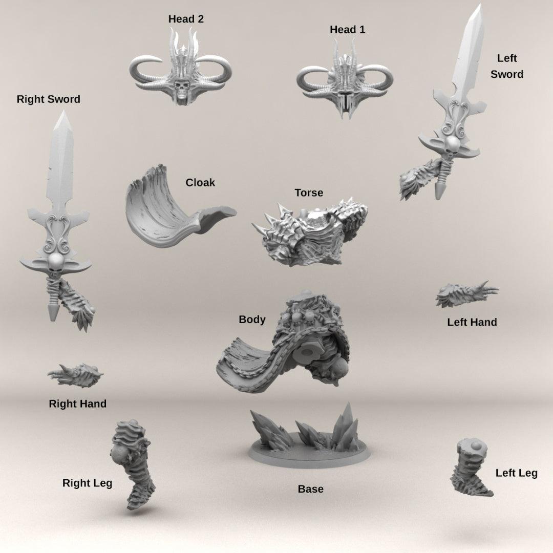 3D Printed Print your Monster Death Knight 28 32mm D&D