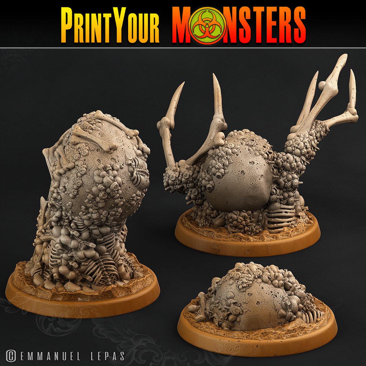 3D Printed Print Your Monsters Skeletons Land of Bones Set 28mm - 32mm D&D Wargaming