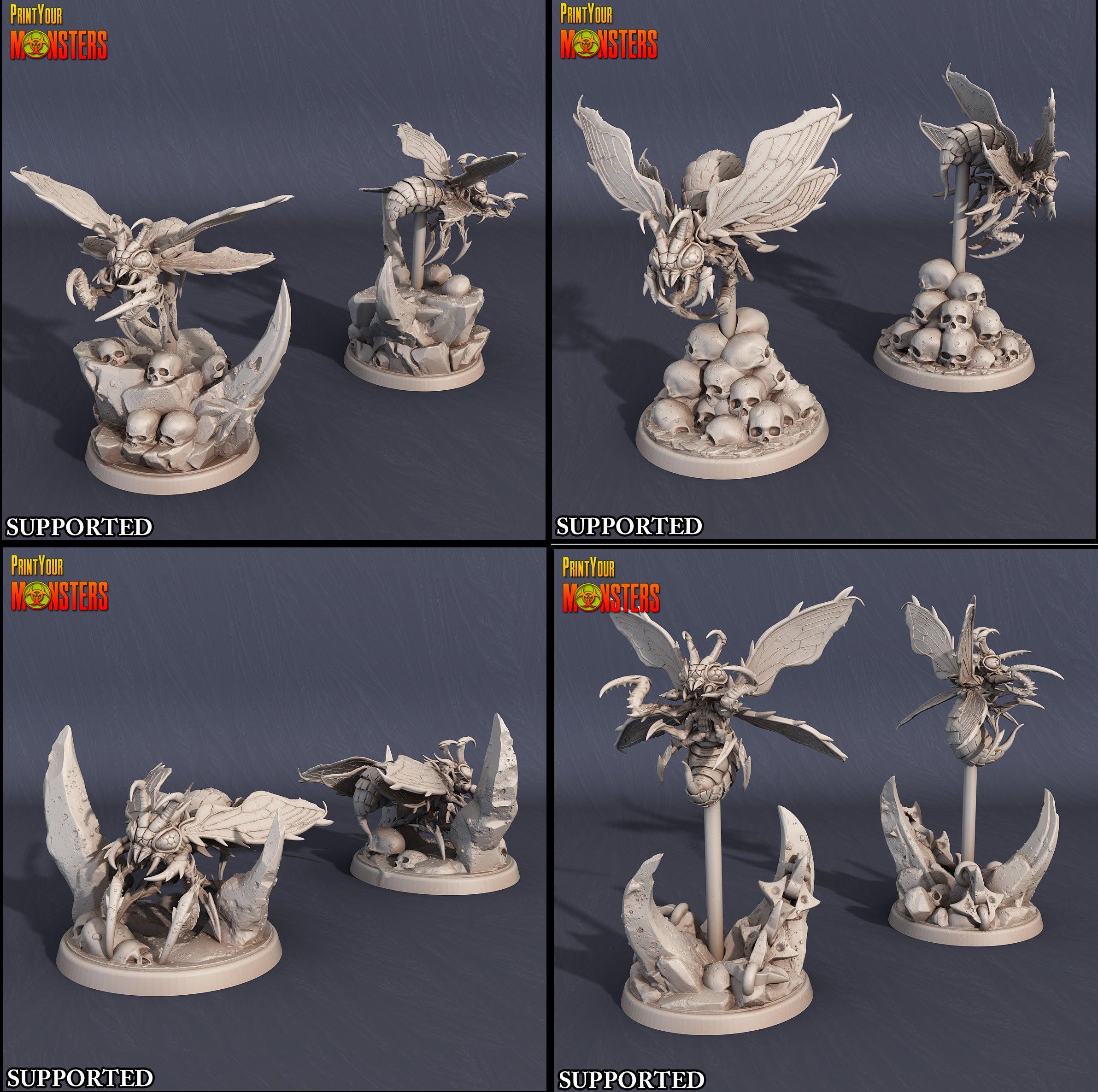 3D Printed Print Your Monsters The Infernal Hive Full Set 28mm - 32mm D&D Wargaming