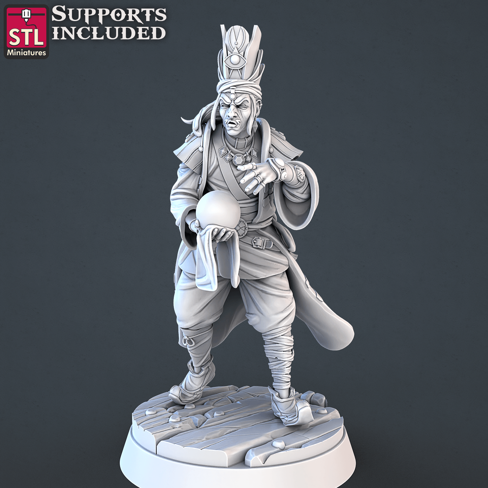 3D Printed STL Miniatures Carnival Vol 2 Set | 28 - 32mm War Gaming D&D