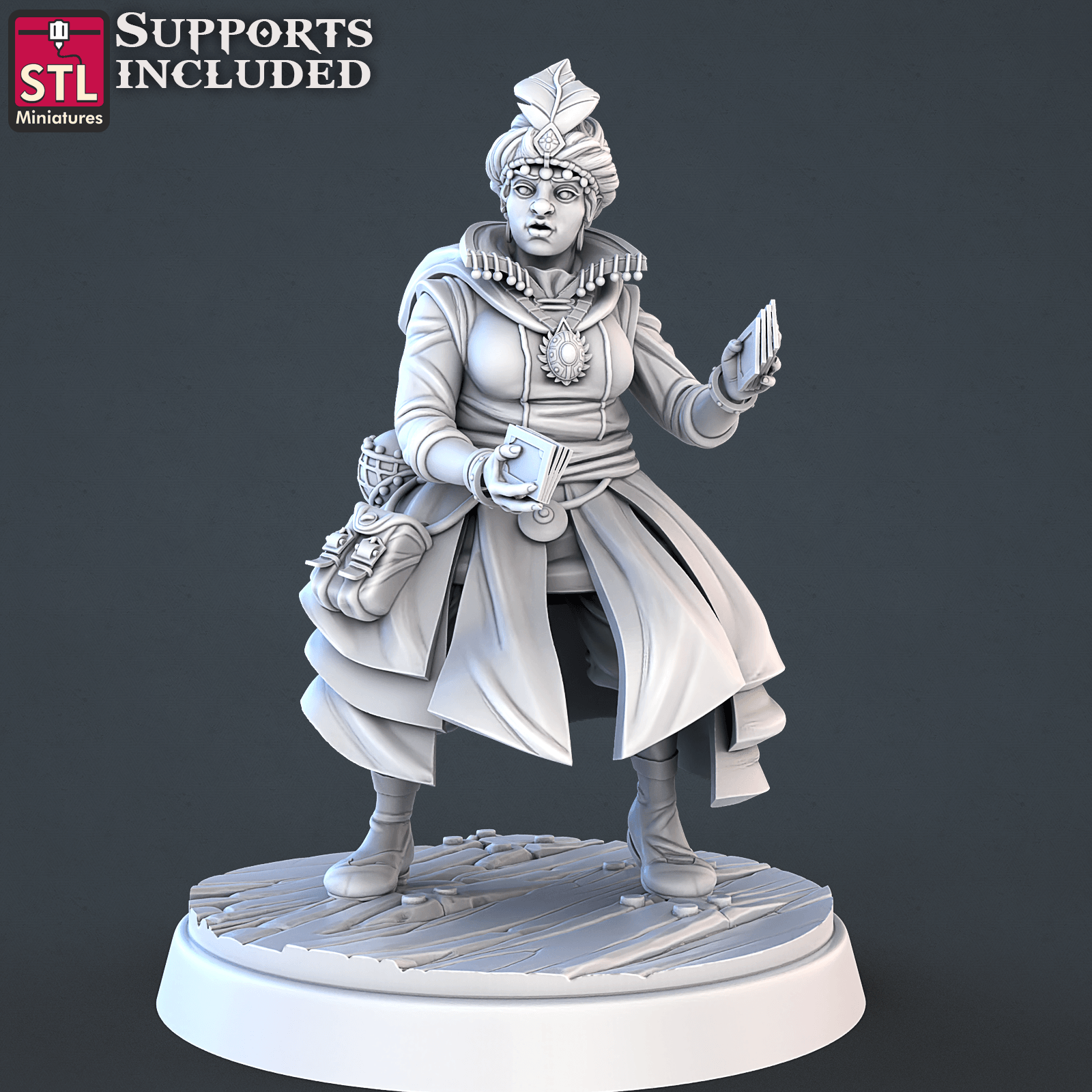 3D Printed STL Miniatures Carnival Vol 2 Set | 28 - 32mm War Gaming D&D