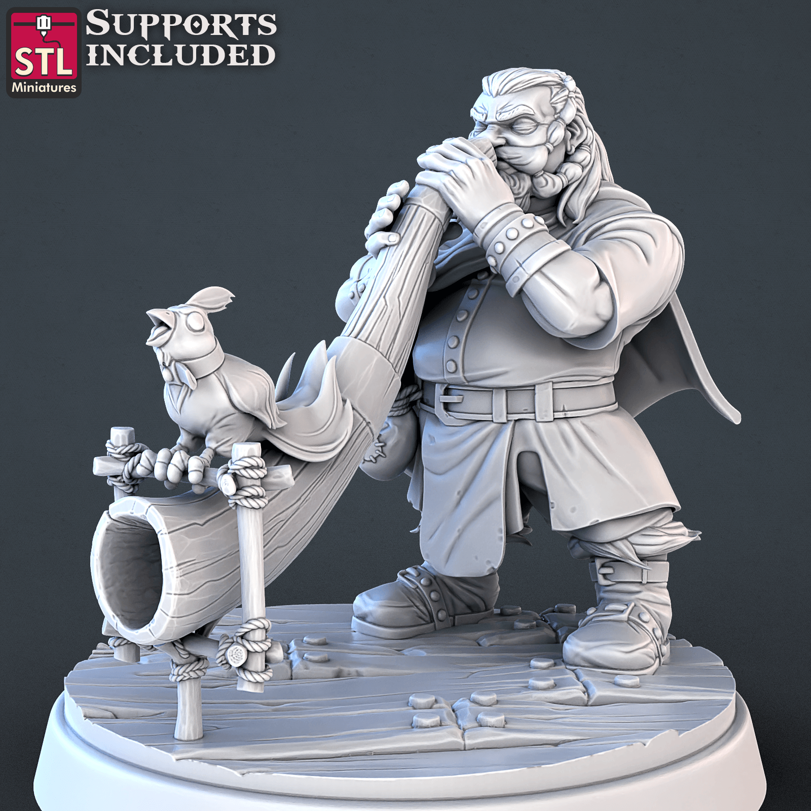3D Printed STL Miniatures Carnival Vol 2 Set | 28 - 32mm War Gaming D&D