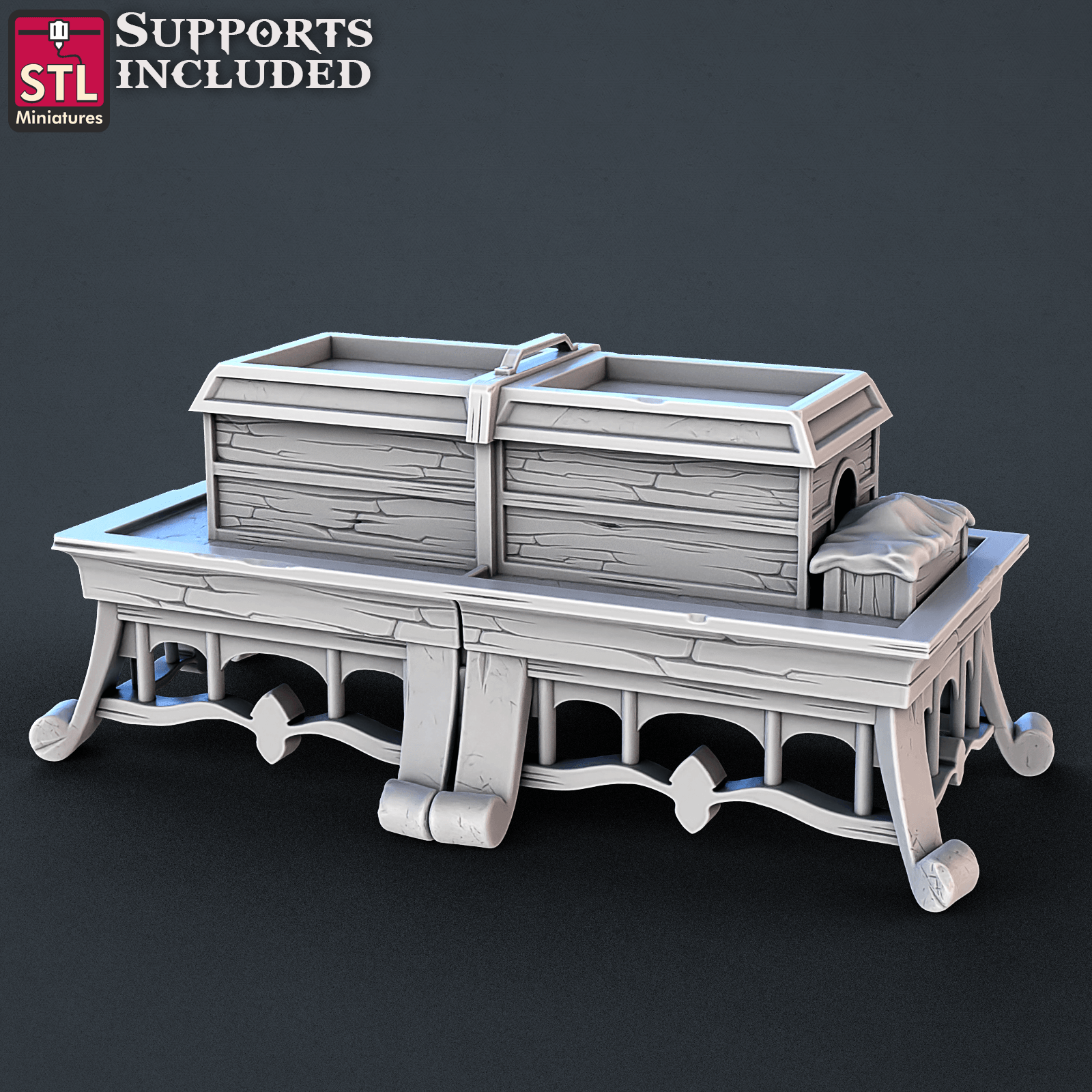 3D Printed STL Miniatures Carnival Vol 2 Set | 28 - 32mm War Gaming D&D