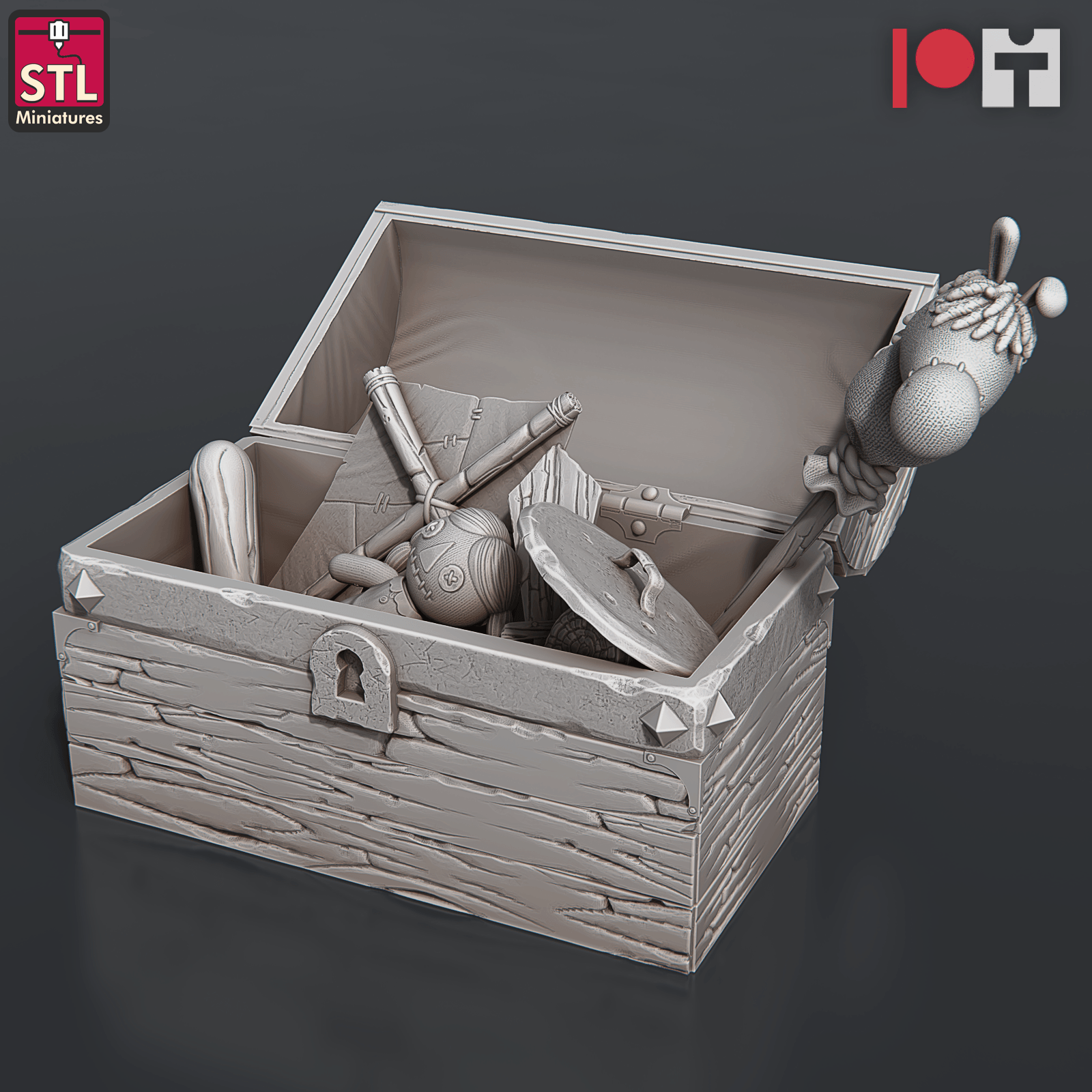 3D Printed STL Miniatures Orphanage Set 28 - 32mm War Gaming D&D