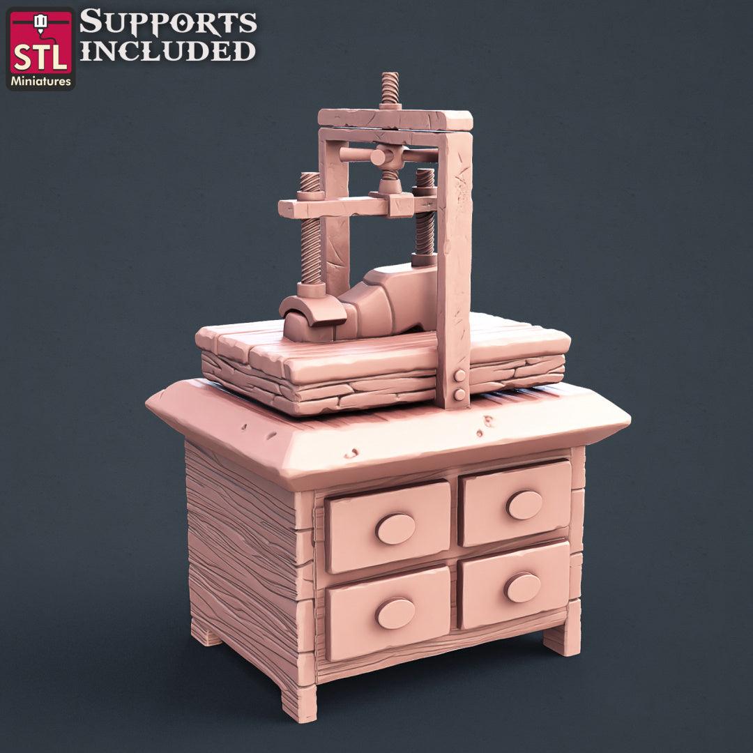 3D Printed STL Miniatures Shoemakers Set 28 - 32mm War Gaming D&D