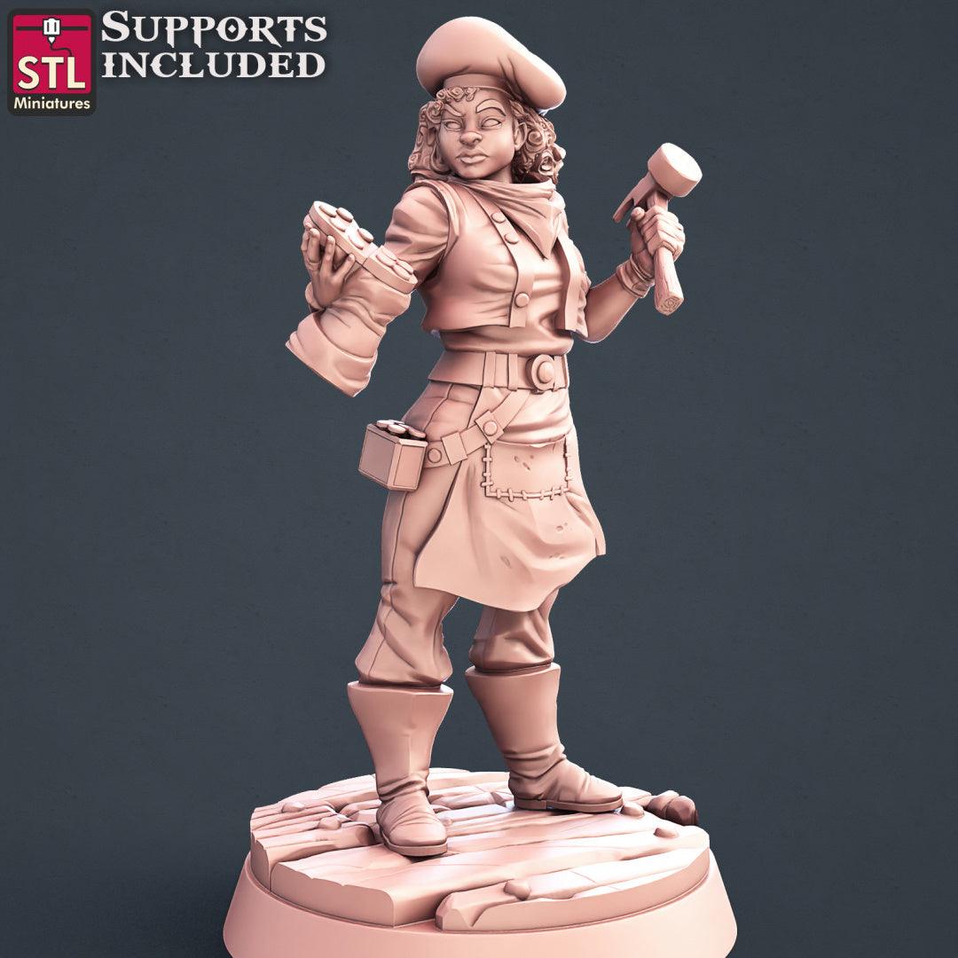 3D Printed STL Miniatures Shoemakers Set 28 - 32mm War Gaming D&D
