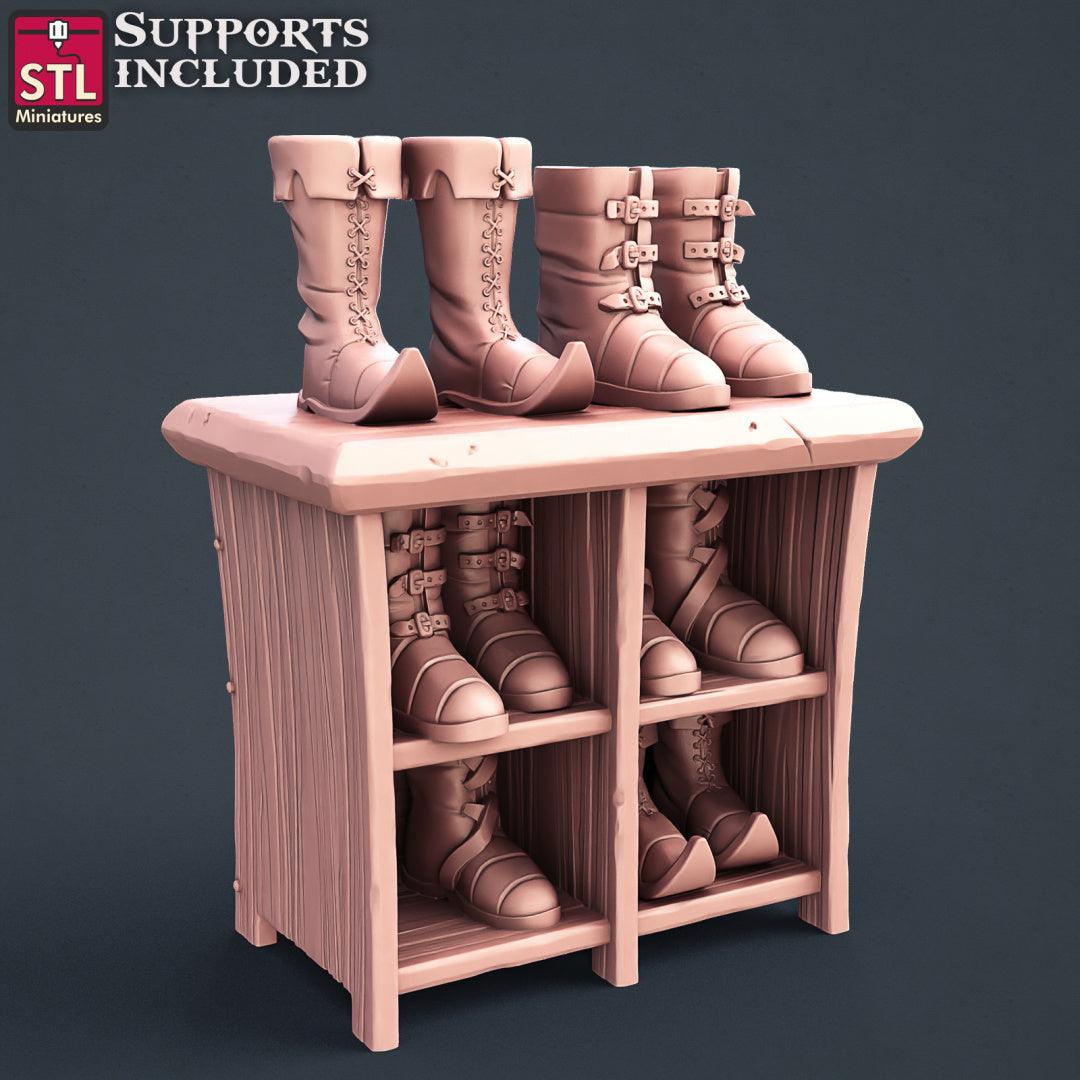 3D Printed STL Miniatures Shoemakers Set 28 - 32mm War Gaming D&D