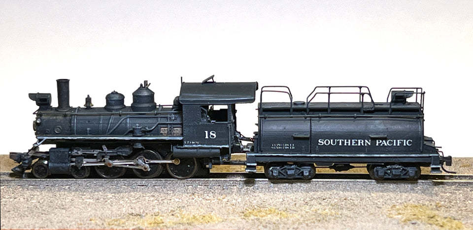 Southern Pacific Narrow Gauge Locomotive #18 - Nn3