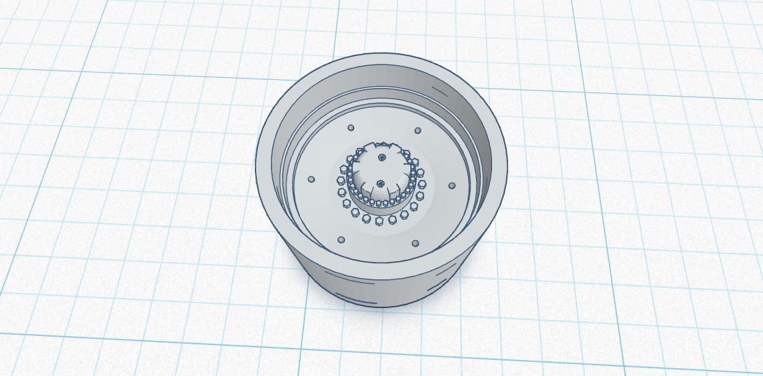 1:64 42" Steiger 20 lug tractor wheel .450" wide