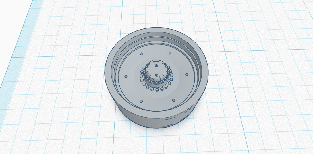 1:64 48" Steiger 20 lug tractor wheel v1