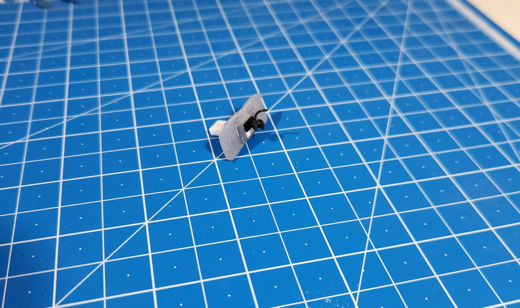 Pilot Snow Plows for GE 44 Tonner Re-Gauged to HOn3