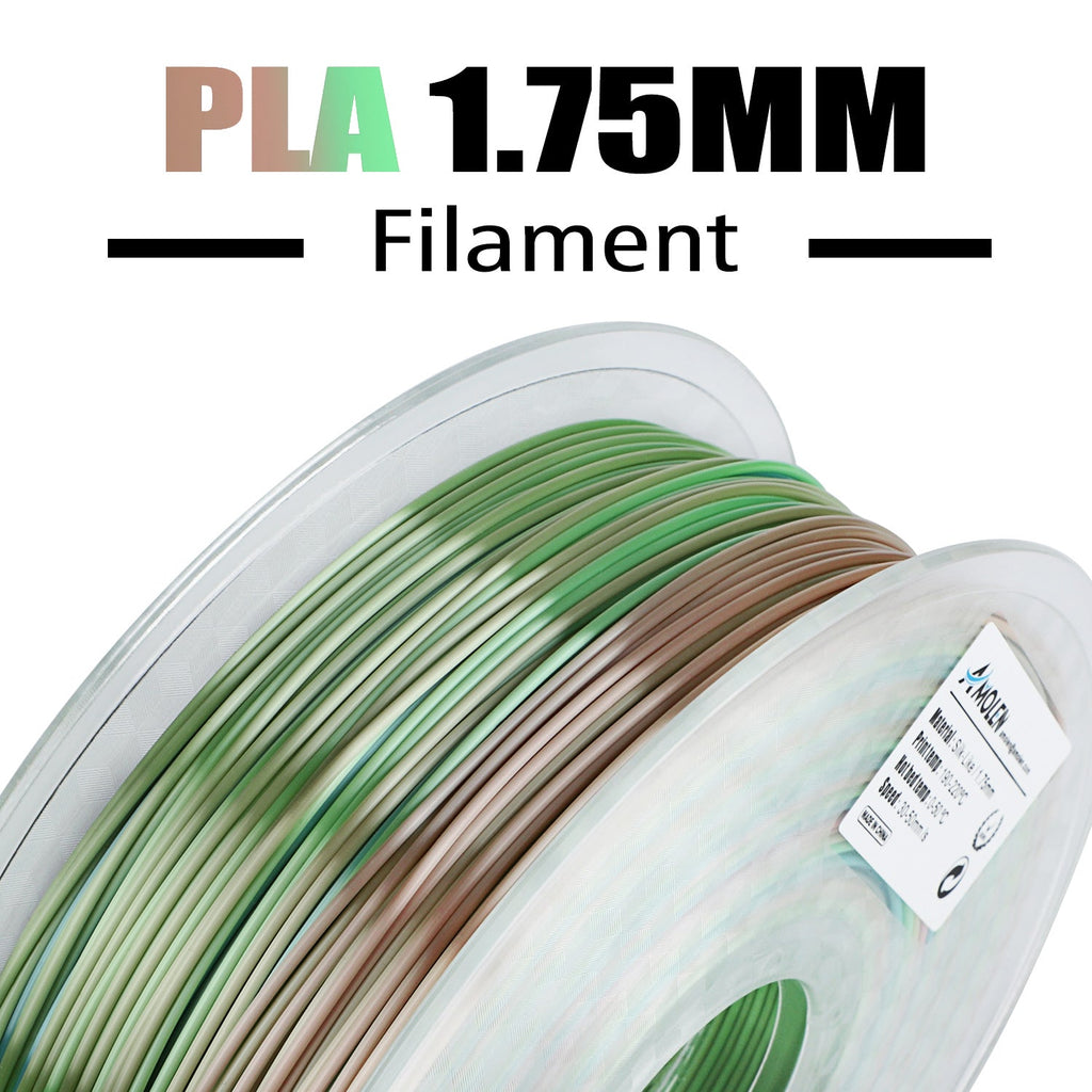 PLA Silk Rainbow 1.75mm, 1KG/2.2LB
