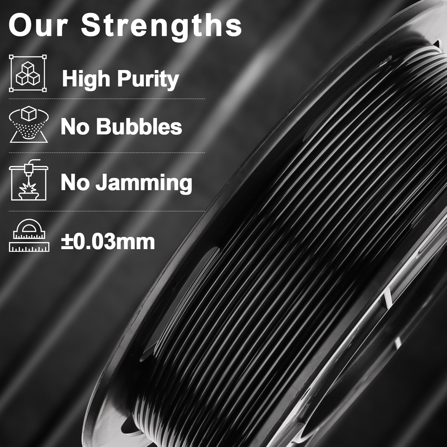 PLA Basic Variety Pack (4 x 250g), 1.75mm