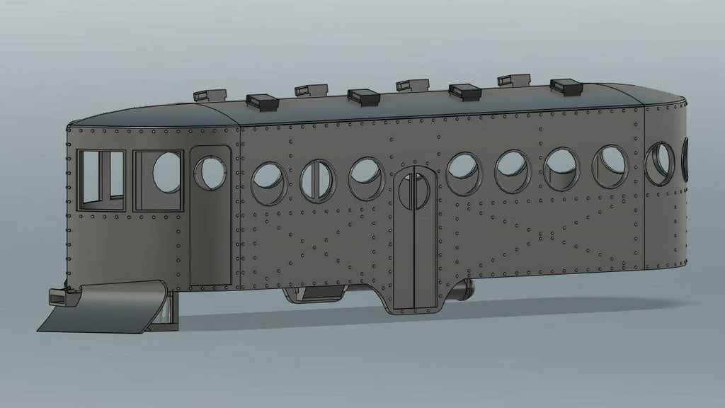 SJP-BS01 On30 Mckeen railcar