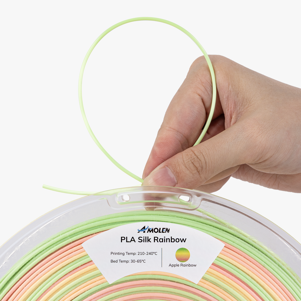 PLA Silk Rainbow 1.75mm, 1KG/2.2LB