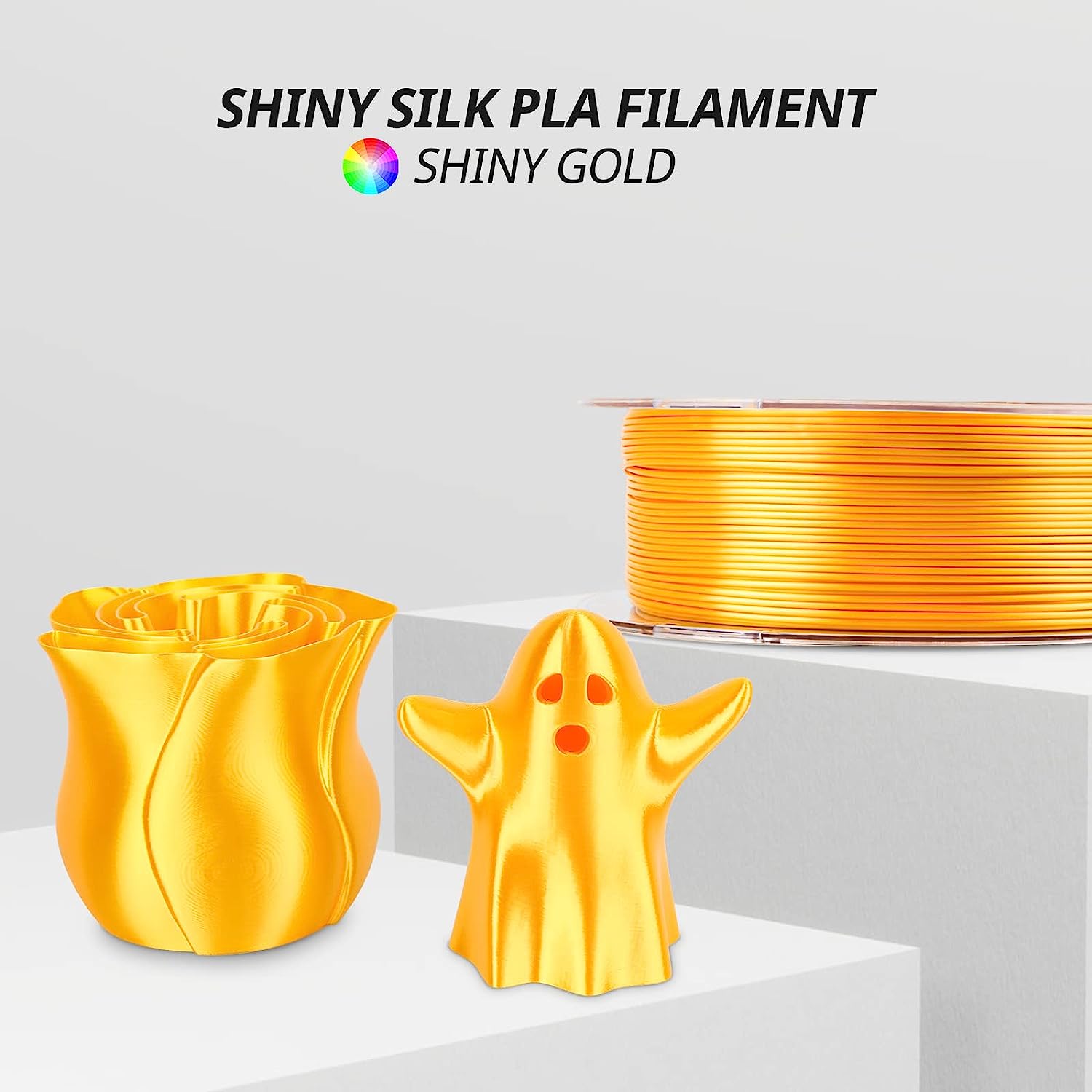 PLA Silk Basic 1.75mm, 1KG/2.2LB
