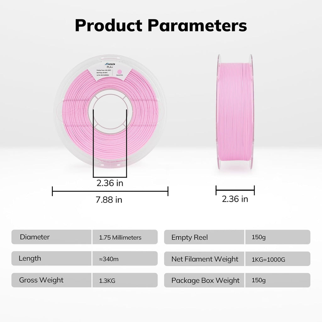 PLA+ High Speed 1.75mm, 1KG/2.2LB